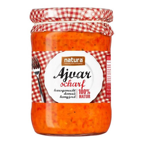 Ajvar 580 ml pittig - Natura