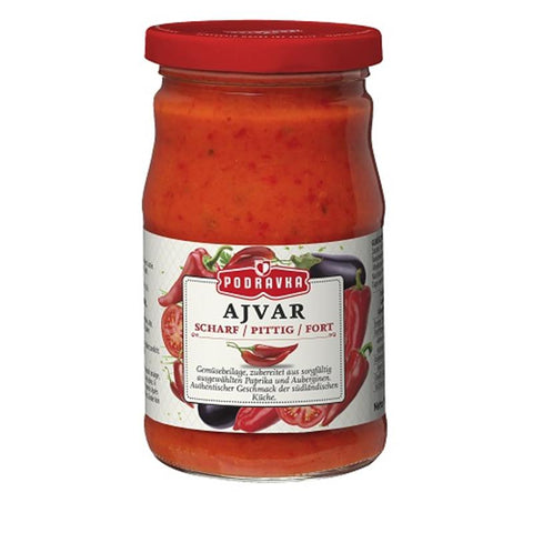 Podravka ajvar hot 690g