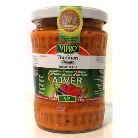 Vipro ajvar mild 580 ml