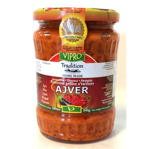 Vipro spicy ajvar 580 ml