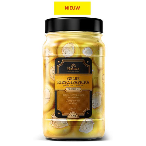 NATURA gele kerspaprika  470g