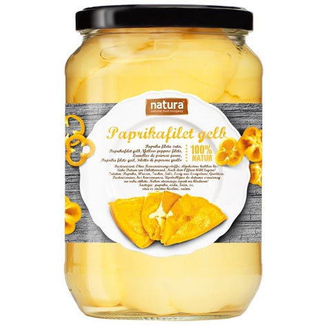 Natura paprika fillet yellow 720 ml