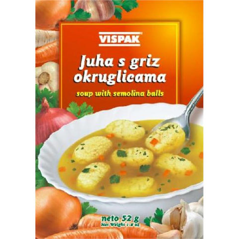 Packet semolina soup 52 g