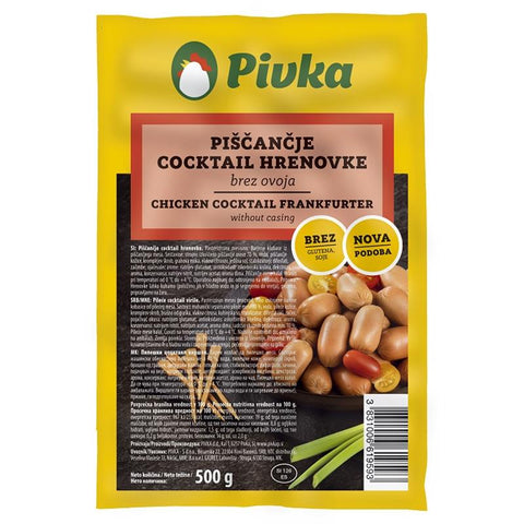 Pivka cocktail sausages 500g
