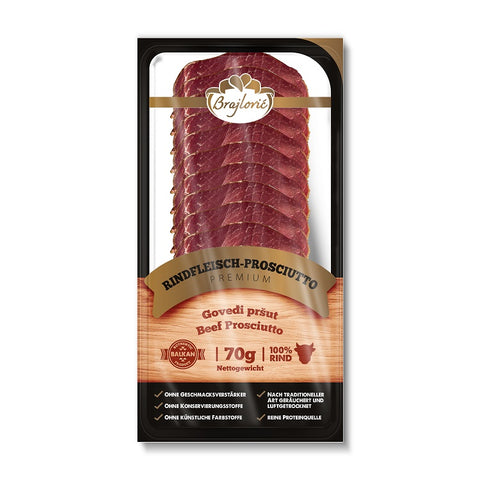 Rundvlees ham gerookt 70g-slice Brajlovic