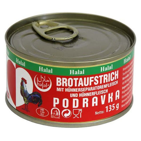 Podravka kippenpaté halal 135 g