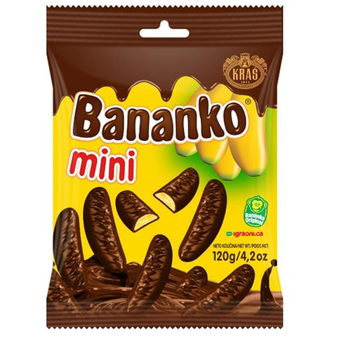 Scratch mini chocolate bananas 120 g