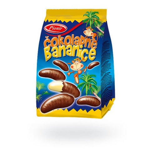 Pionir chocolate-covered banana jellies 150g