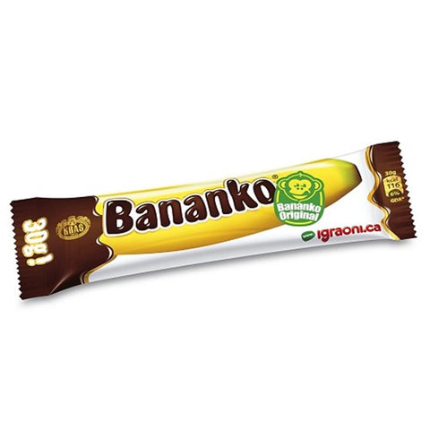 chocolade banaan 36 x 30g Kras