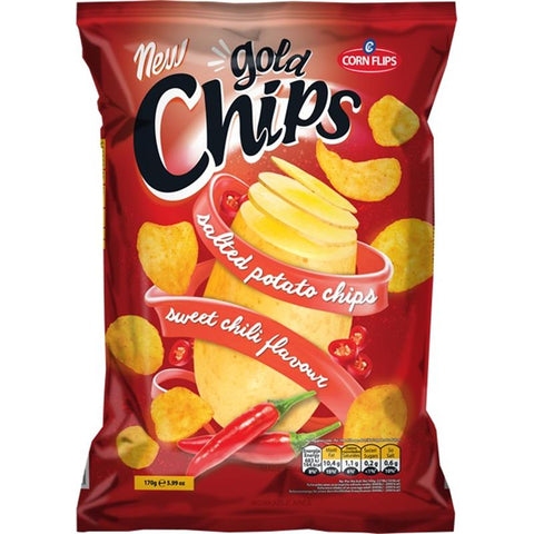 Corn Flips Gold Chips Chili 170 g