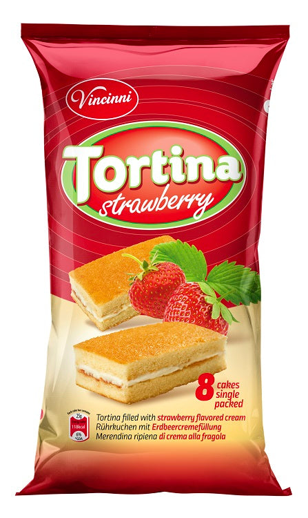 VINCINI Tortina 200g Aardbei