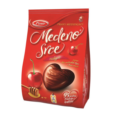 Pionir Honey Cherry Hearts 350 g
