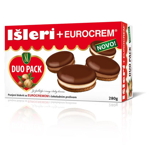 Swisslion Eurocrem Isleri Biscuit Duo Pack 250 g