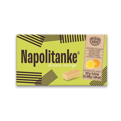 Kras Neapolitan wafer lemon cream filling 327 g