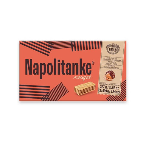 Kras Napolitanke Wafer Nougat Cream Filling 327 g
