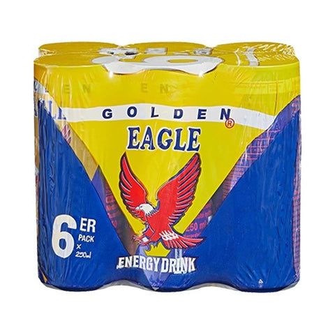 Golden eagle energydrink 6 pack 250 ml